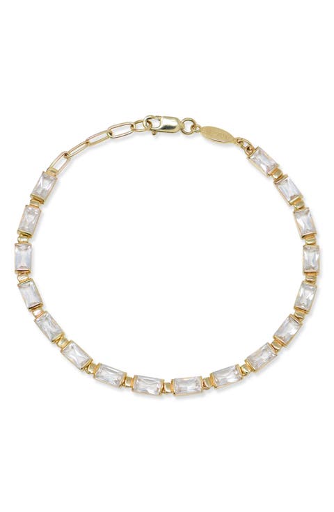 Cleo Baguette Tennis Bracelet
