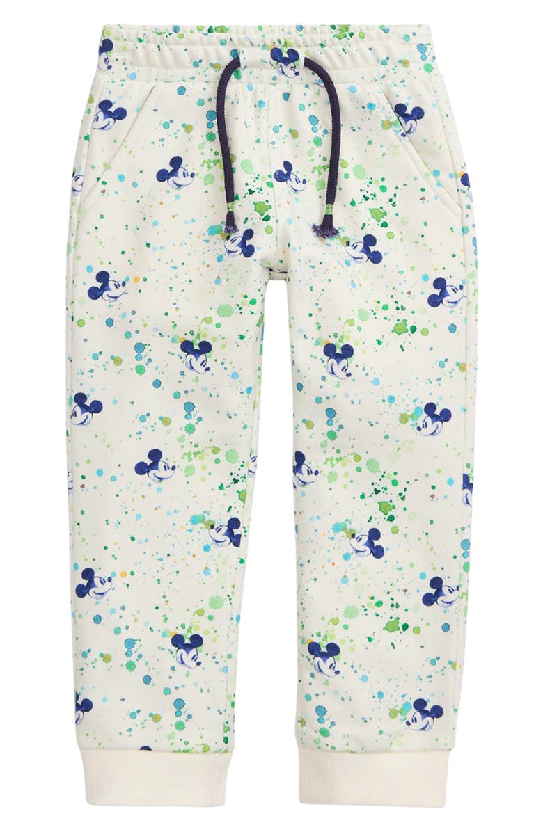 Magnetic Me x Disney Kids' Mickey Splatter Print Joggers, Main, color, White Multi