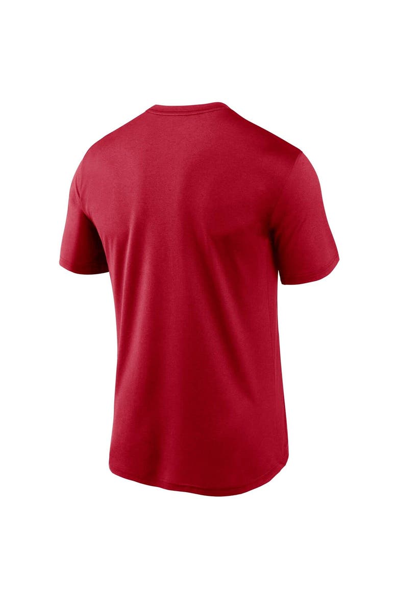 Men's Nike Scarlet San Francisco 49ers Logo Essential Legend Performance T-Shirt, Alternate, color, Scarlet