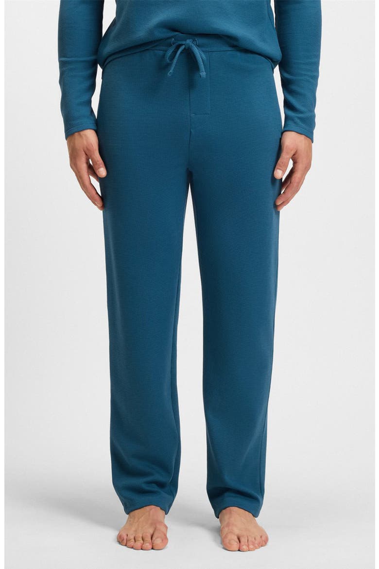Waffle Knit Lounge Pants, Main, color, OPEN BLUE