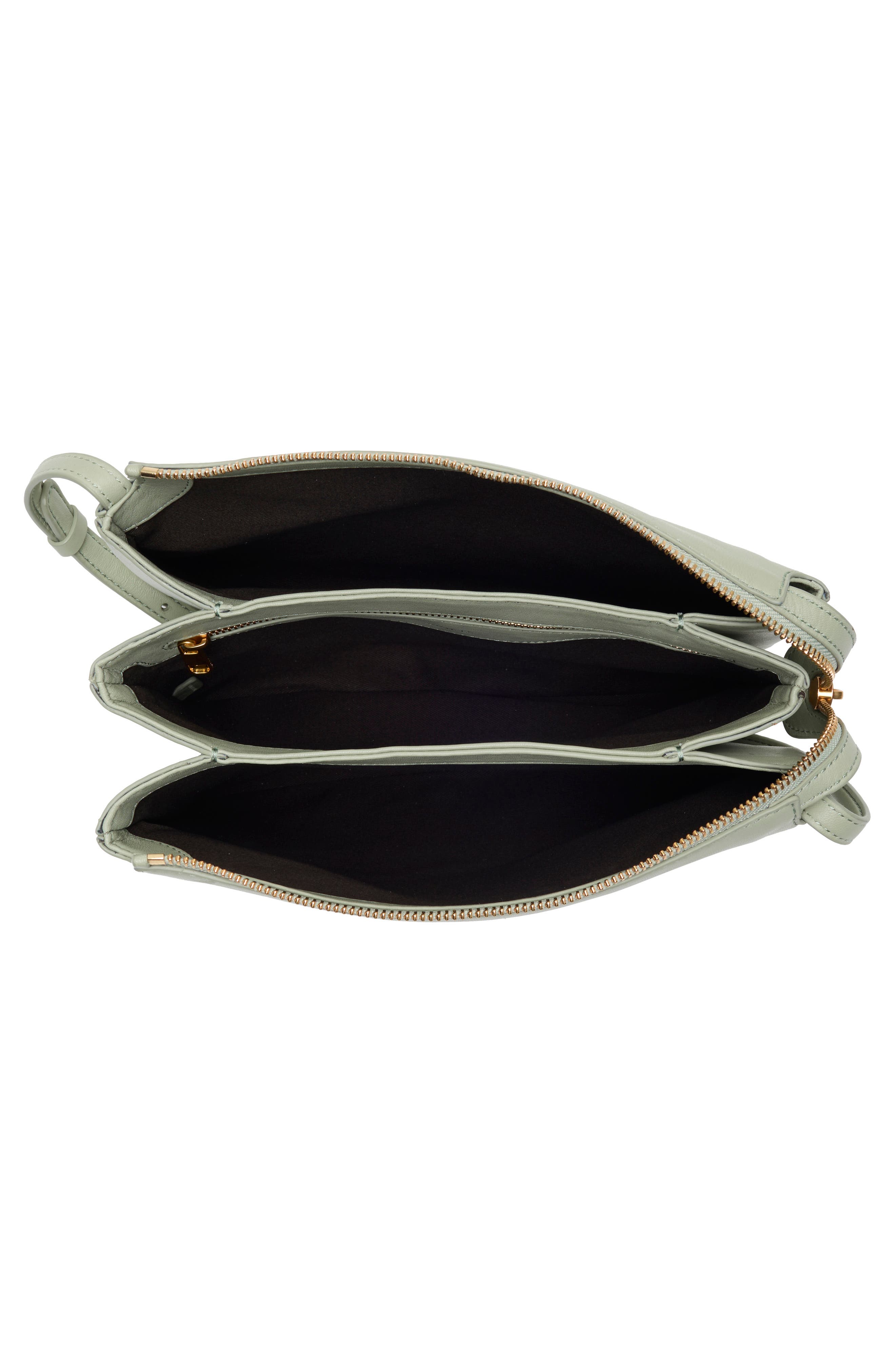 Sammi Triple Compartment Swing Crossbody Bag, Alternate, color, ALOE STONE