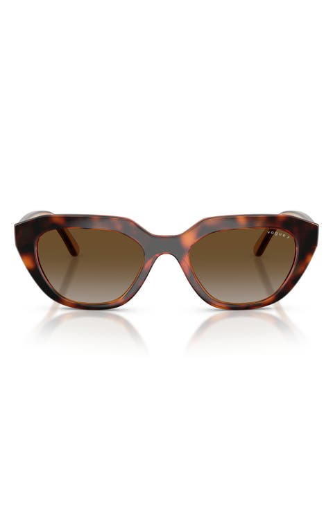 51mm Polarized Cat Eye Sunglasses