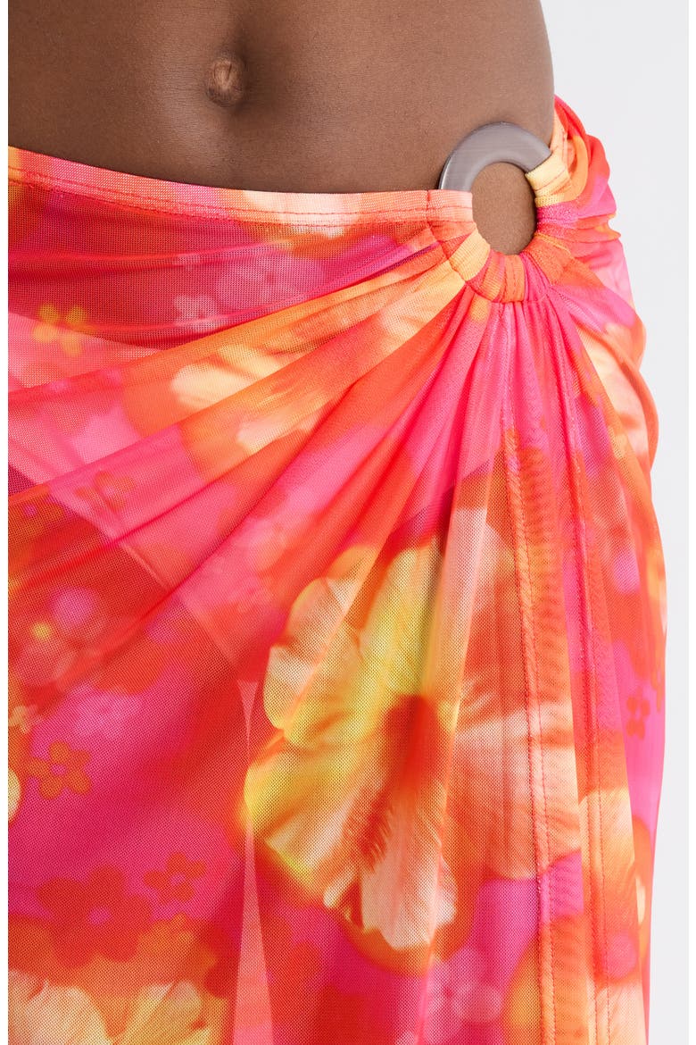 Split Mesh Maxi Cover-Up Skirt, Alternate, color, SAMBA BABY