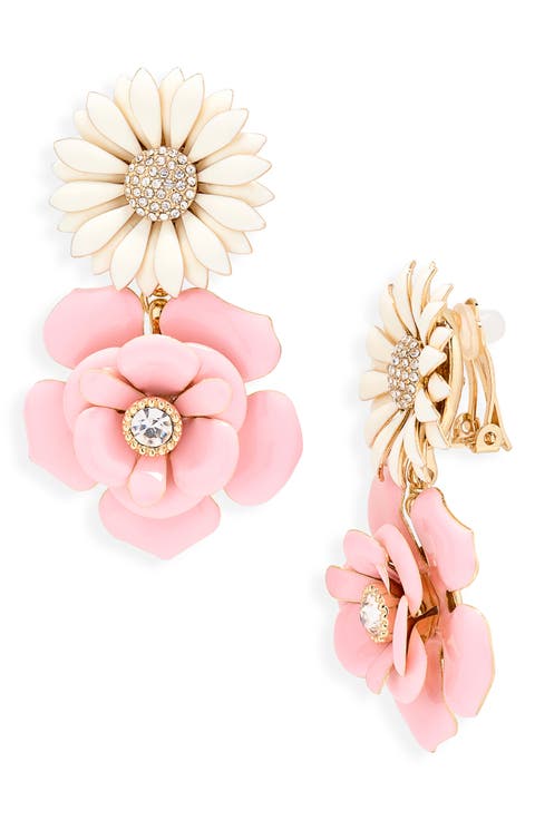 Double Flower Earrings