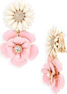 Carolina Herrera Double Flower Earrings