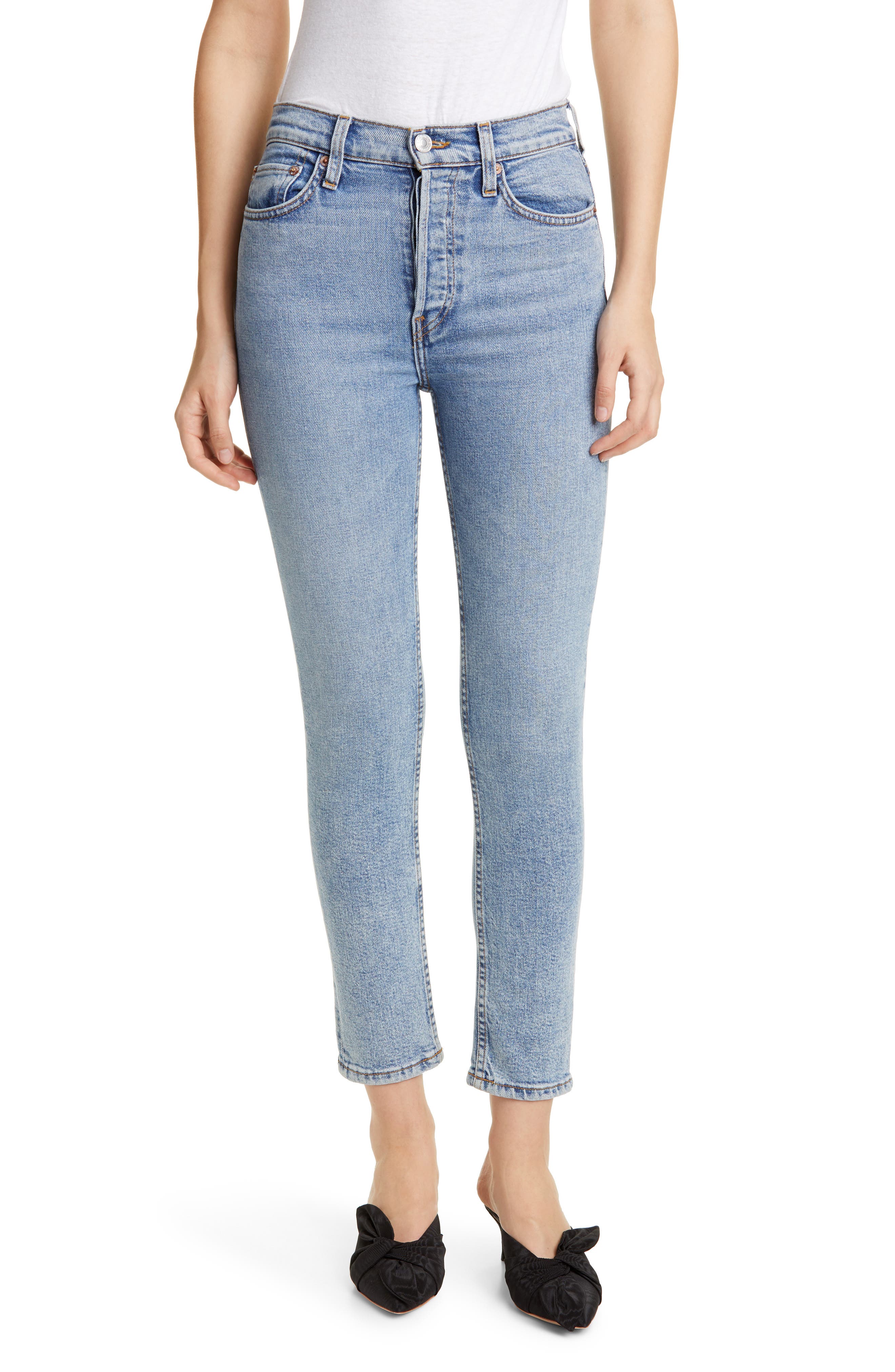 Re/Done Originals High Waist Crop Jeans