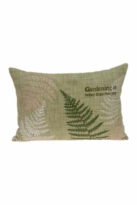 PARKLAND COLLECTION Eureka Tropical Pillow - 14" x 20" - Green