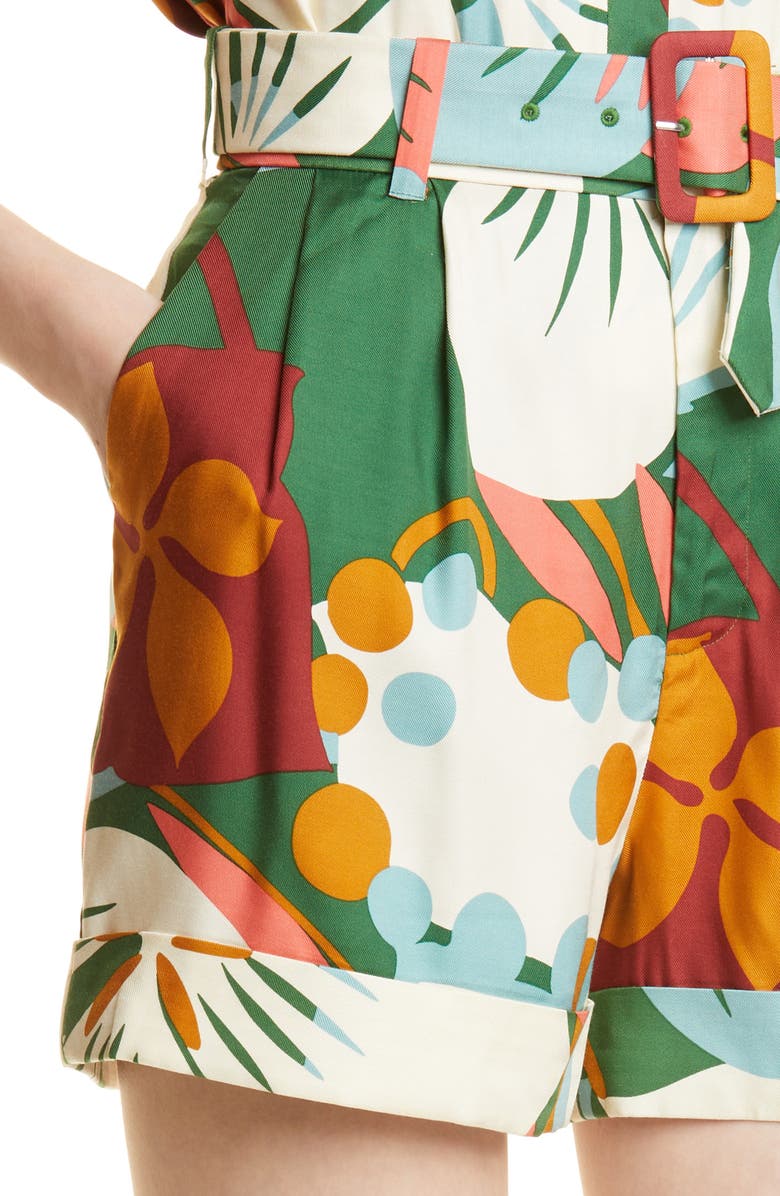 Ted Baker London Erlena Belted Shorts, Alternate, color, 