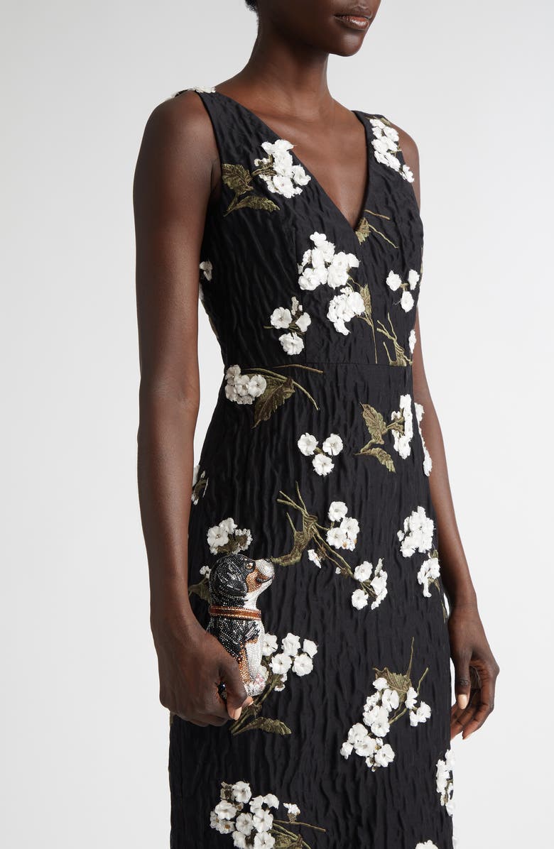 Judith Leiber Juno Puppy Crystal Clutch, Alternate, color,