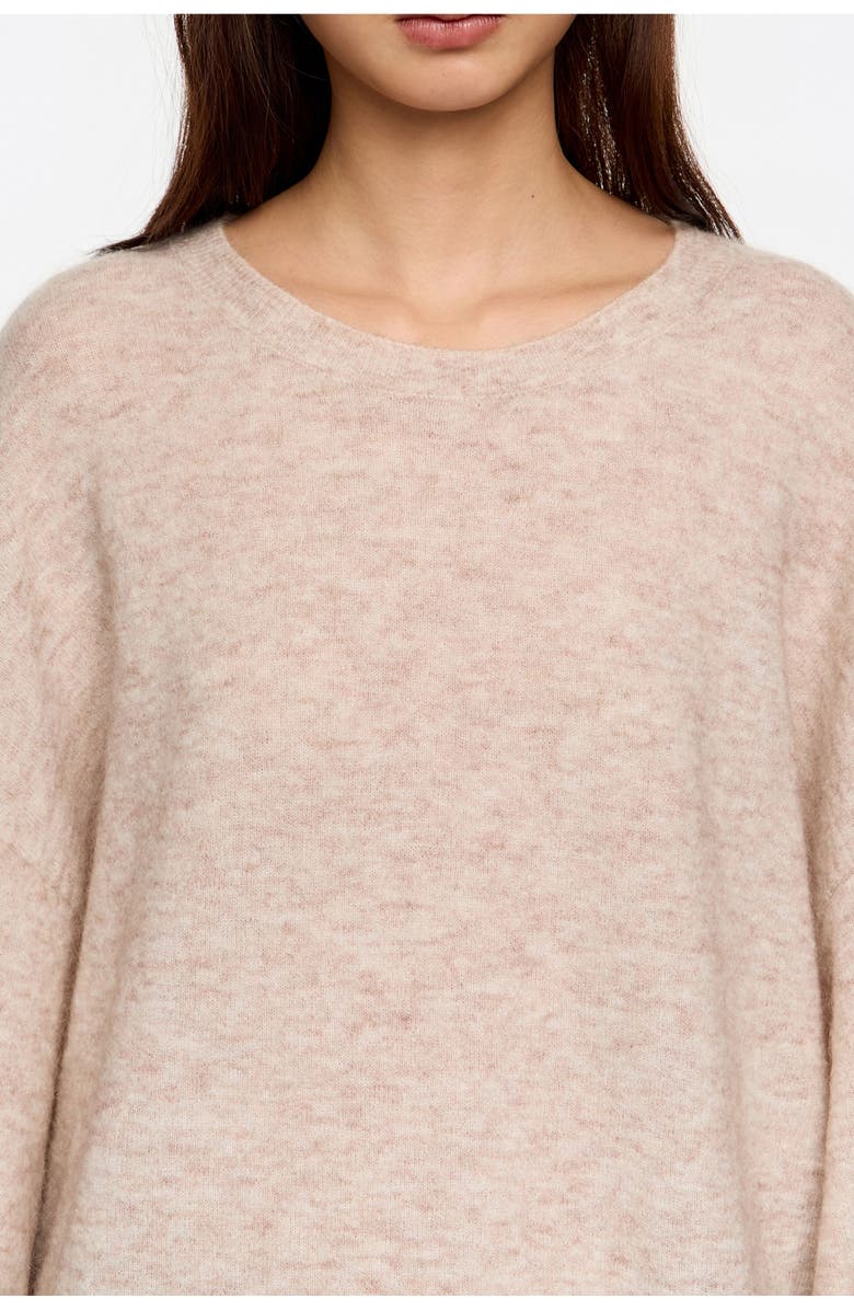 Bimba y Lola Long Mohair Sweater, Alternate, color, Sand