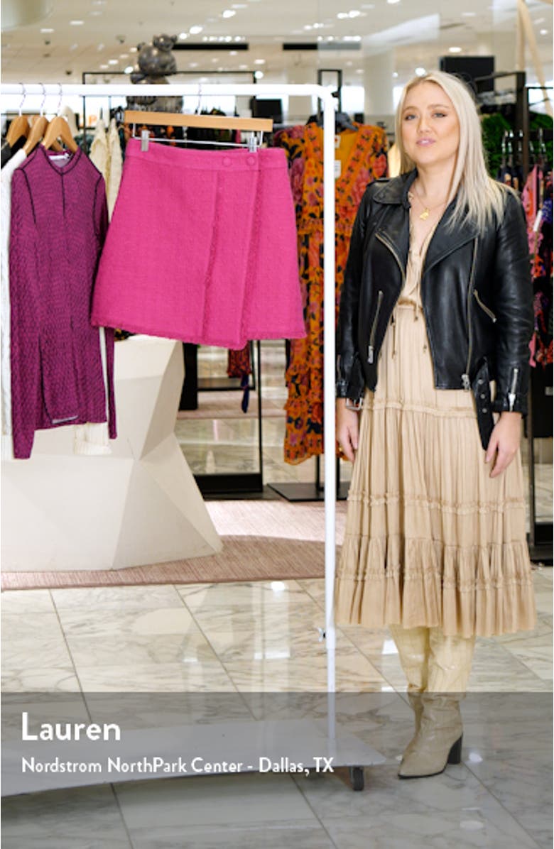 Cotton Tweed Miniskirt, sales video thumbnail