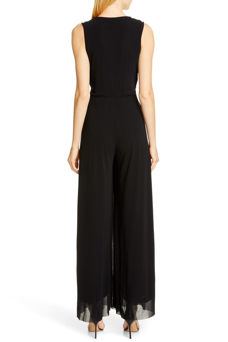 Wide Leg Jumpsuit, Alternate, color, NERO