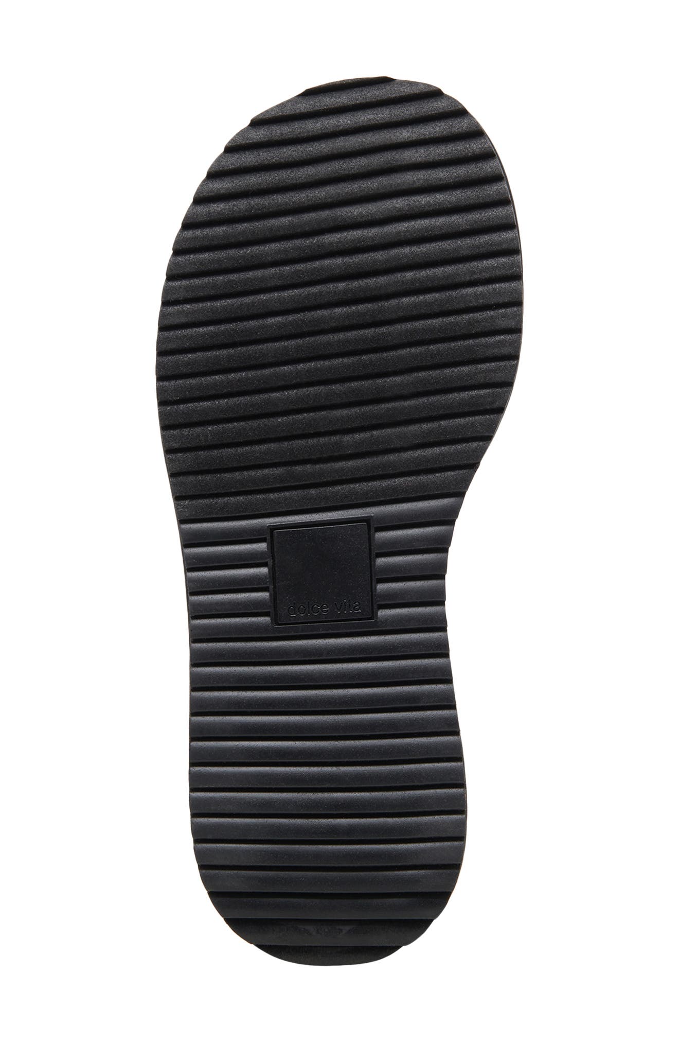 Rysha Platform Sandal, Alternate, color, BLACK LEATHER