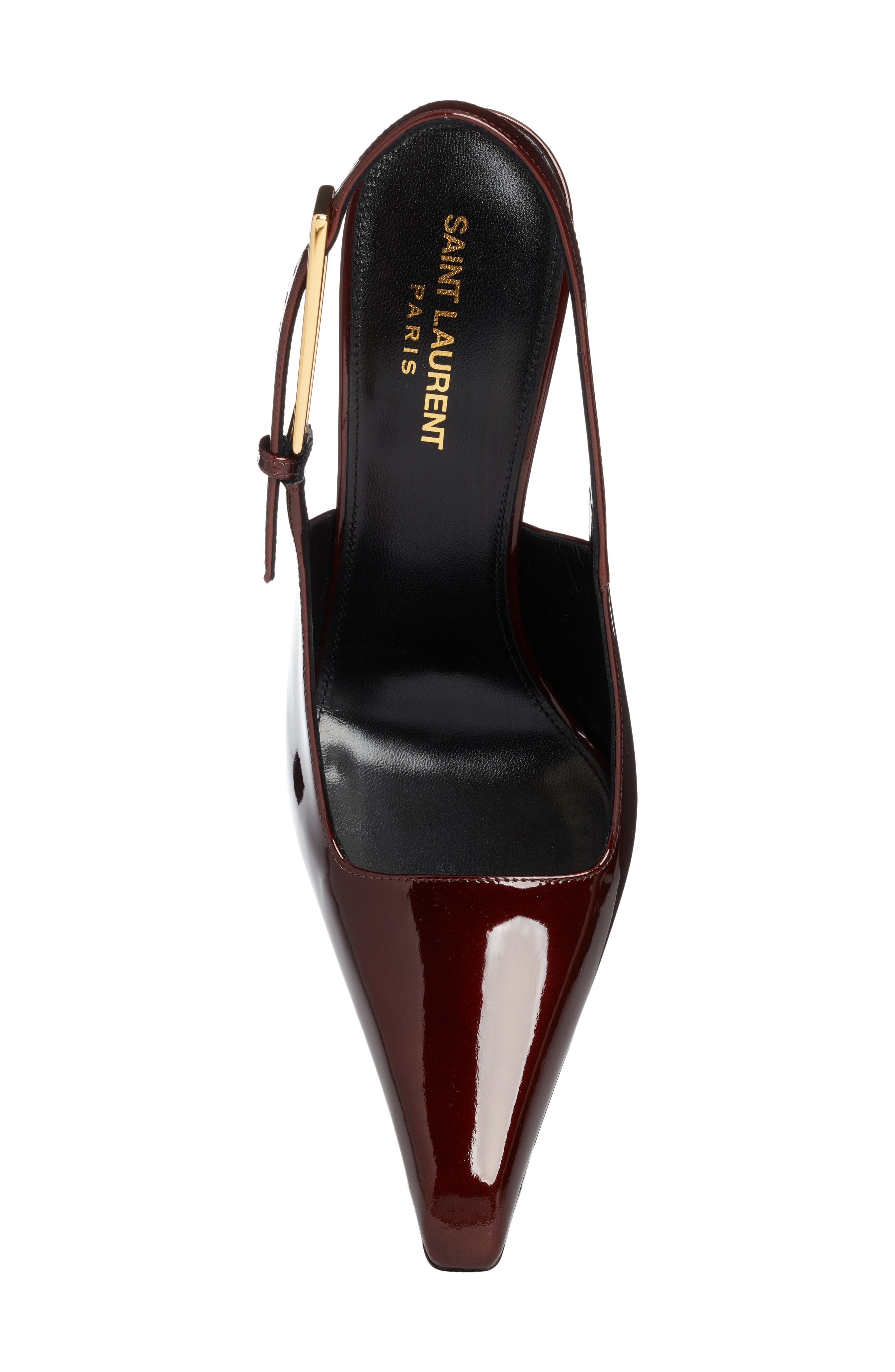 Lee Pointed Toe Slingback Pump, Alternate, color, BURGUNDY