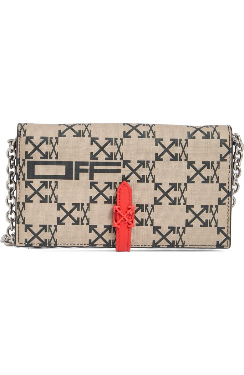 Off-White Monogram Wallet On A Chain, Main, color,