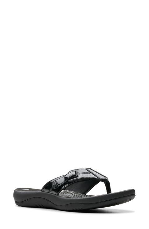 Clarks Sunmaze Loop Thong Sandal (Women)
