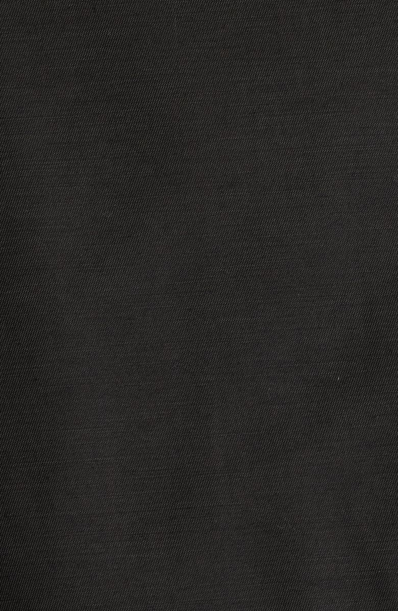 Via Spiga Water Resistant Cotton Blend Trench Coat, Alternate, color, Black