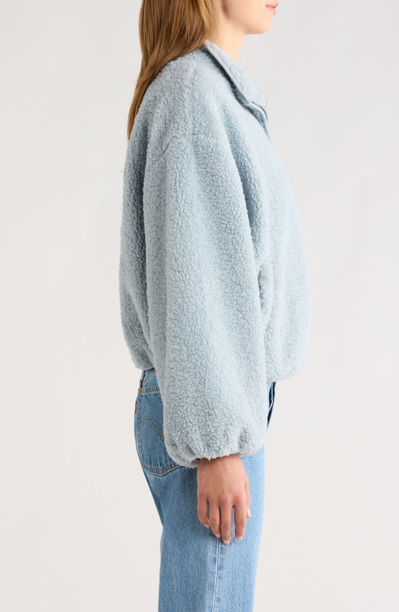 All in Favor High Pile Fleece Jacket, Alternate, color, Blue