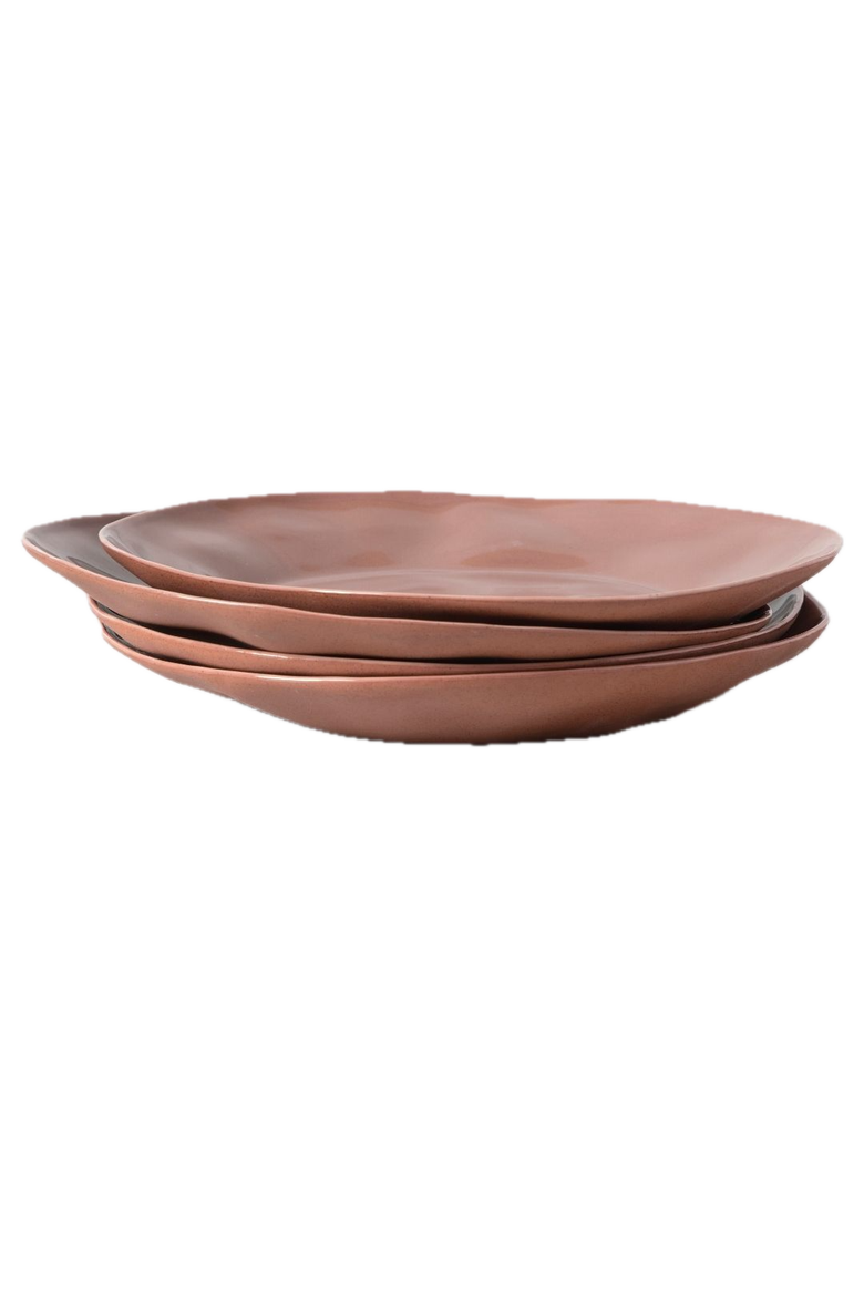 Tam Stoneware Side Plate - Set of 4, Main, color, Terracotta Rose