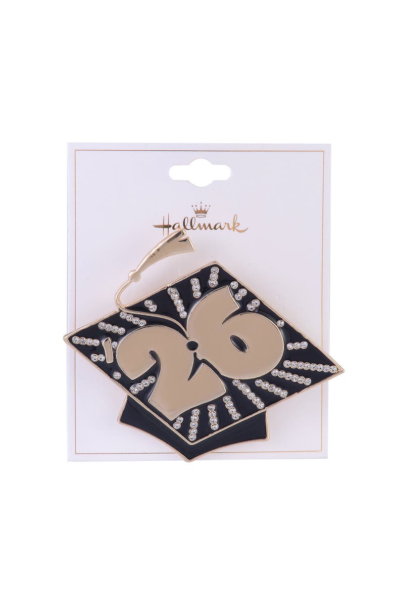 Hallmark 2026 Graduation Cap Pin, Alternate, color, Black