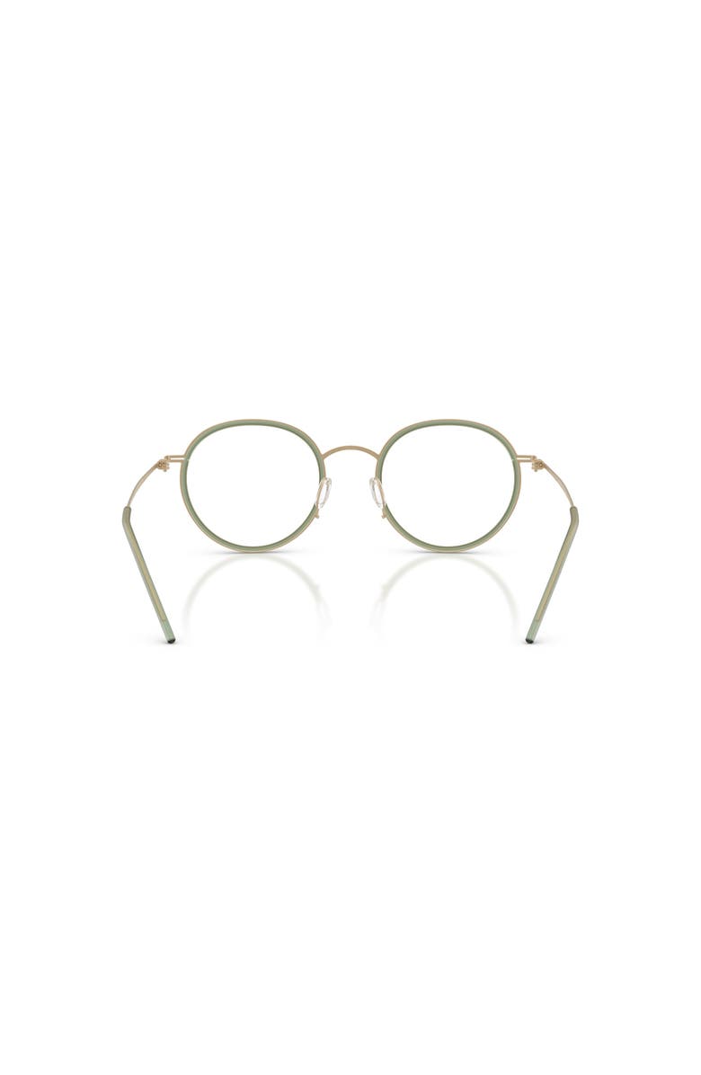 Giorgio Armani 47mm Round optical glasses, Alternate, color, Black