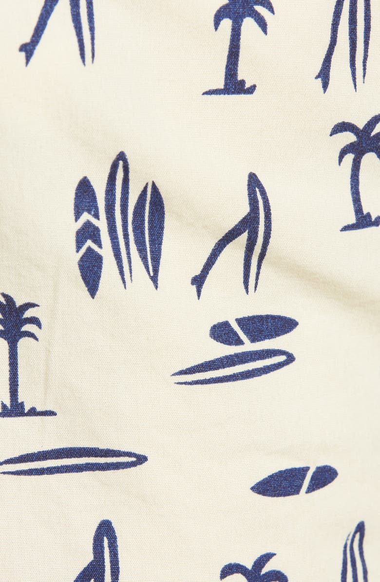 Vintage 1946 Snappers Surf Print Shorts, Alternate, color, 