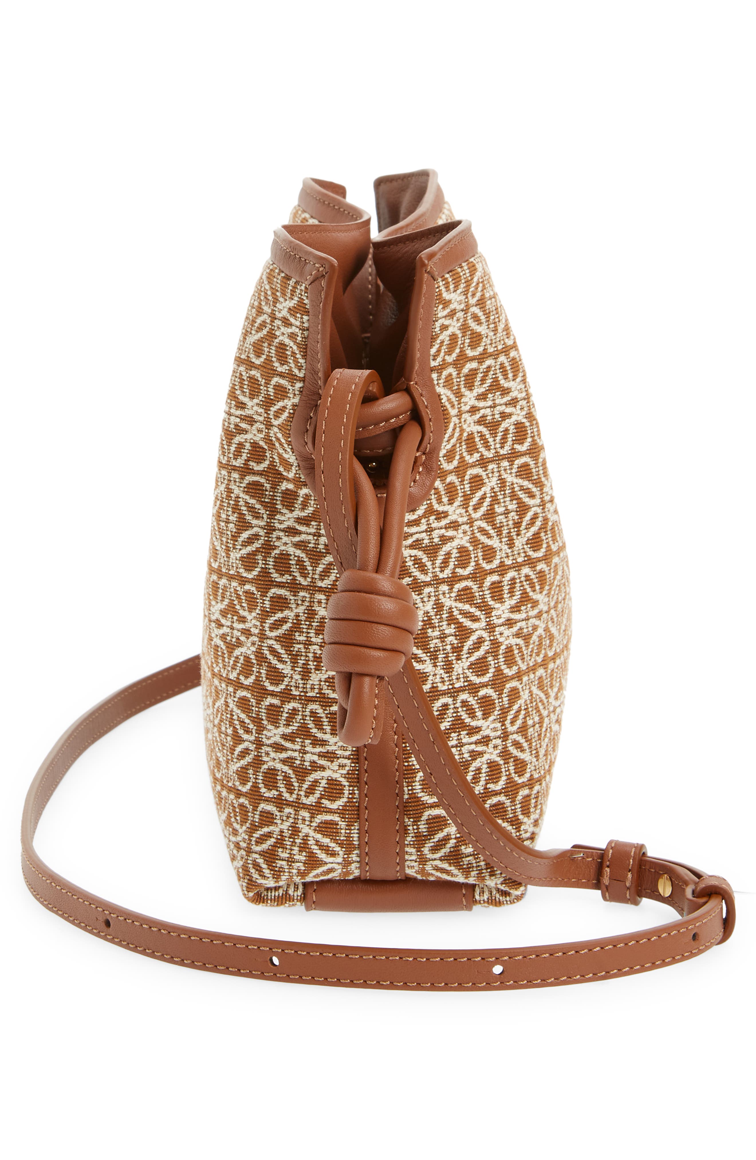 Loewe Mini Flamenco Anagram Jacquard Bag, Alternate, color, 