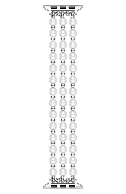 Eve Beaded Faux Pearl Apple Watch® Watchband