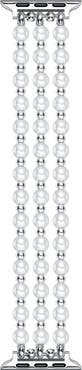 The Posh Tech Eve Beaded Faux Pearl Apple Watch® Watchband