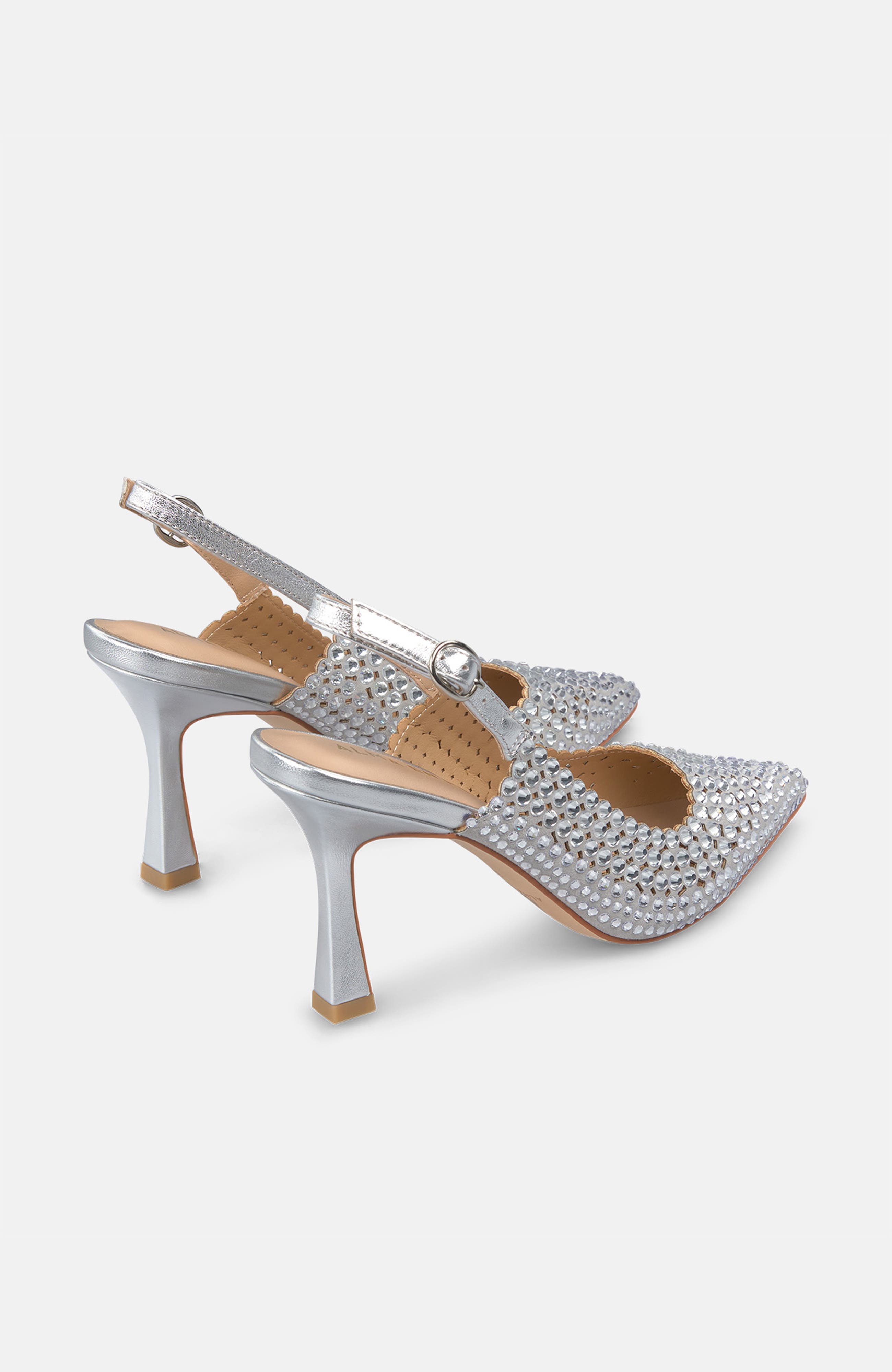 High Heeled Shoe, Alternate, color, Metallic Silver