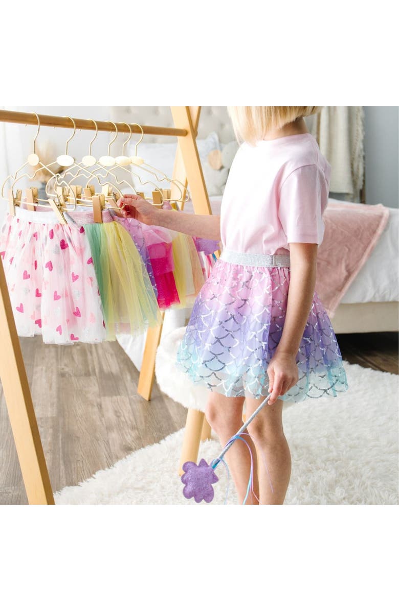 Sweet Wink Sparkling Mermaid Tutu, Alternate, color, Multicolor