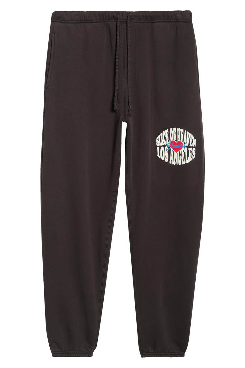 Slice of Heaven Organic Cotton Sweatpants, Alternate, color, VINTAGE BLACK