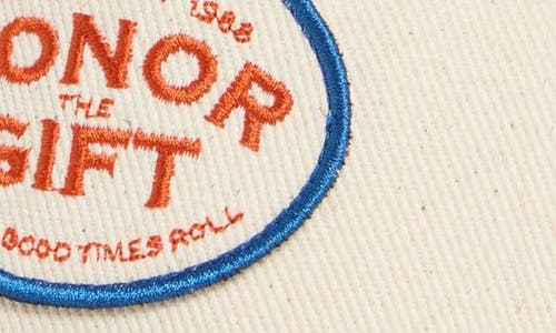 Honor The Gift Est 1988 Patch Snapback Baseball Cap In Neutral
