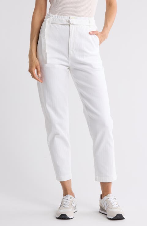 Renn Belted Paperbag Pants