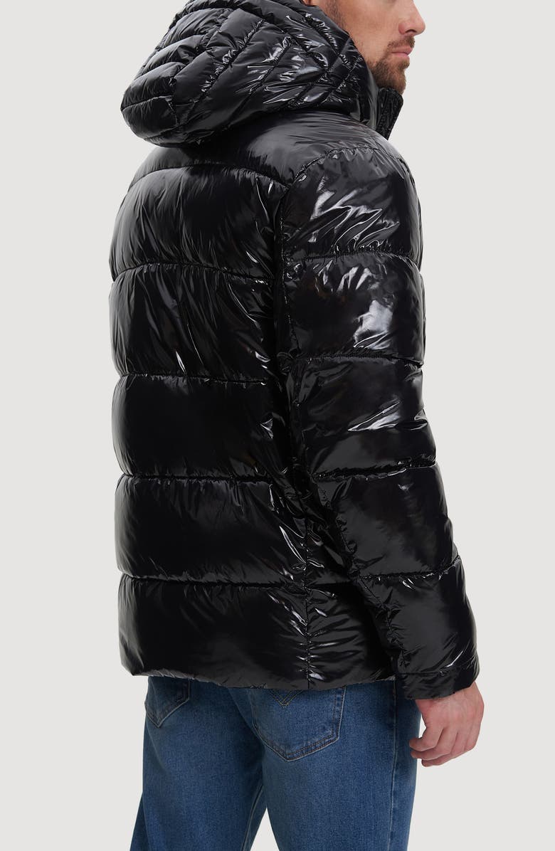 Noize Hooded Puffer Jacket, Alternate, color, Black