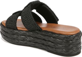 Izzy Raffia Platform Sandal