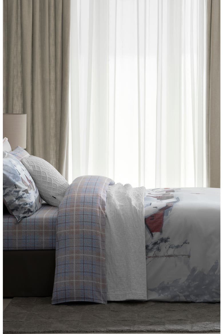 Snowy duvet cover, Alternate, color, White