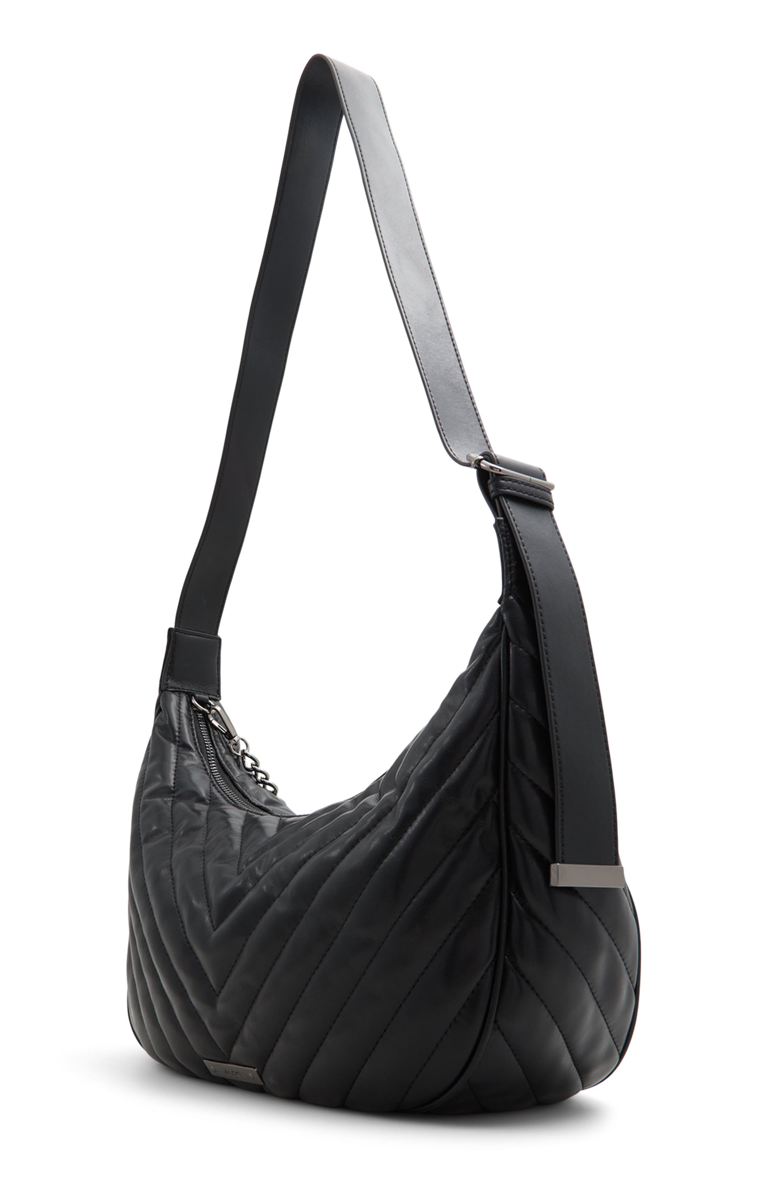 ALDO Vickia Chevron Quilted Faux Leather Crossbody Bag, Alternate, color, 