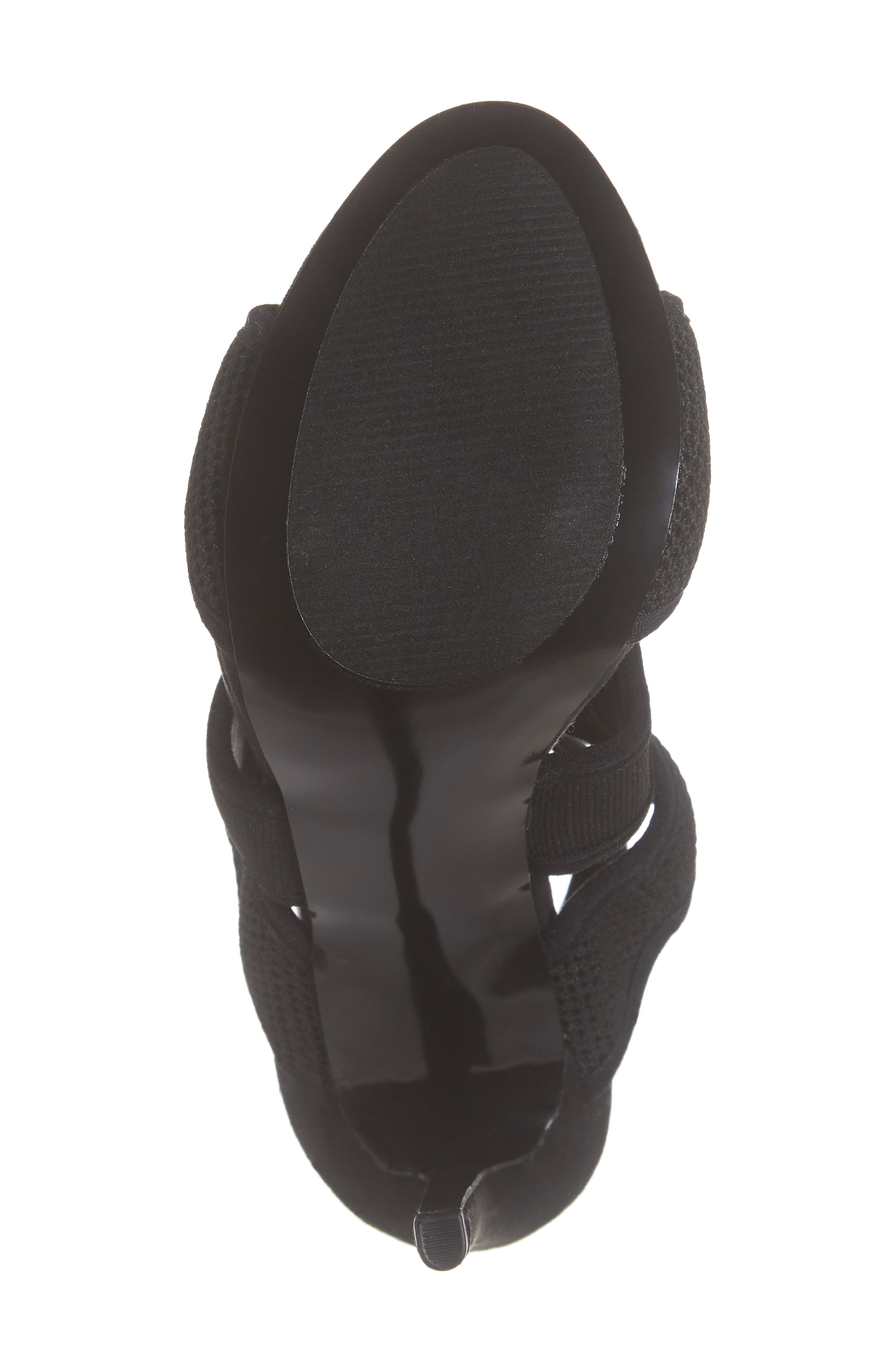 Linked Sandal, Alternate, color, BLACK