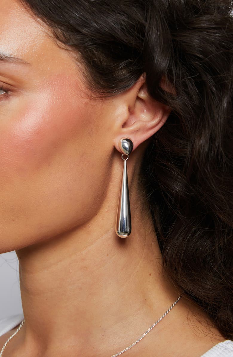 MIRANDA FRYE Claudette Earrings, Alternate, color, Silver