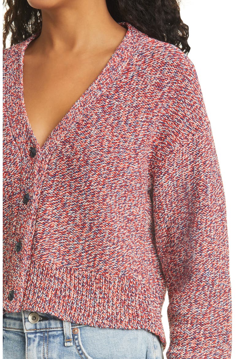 Kara Cardigan, Alternate, color, RED BLUE MULTI