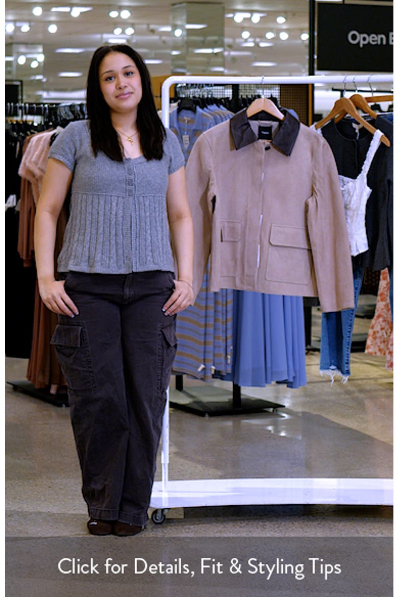 Boxy Suede & Leather Jacket video