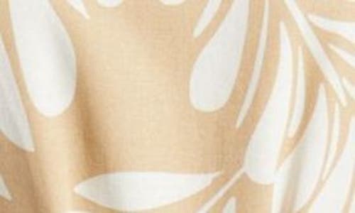 Anne Klein Modern Linen-blend Midi Dress In Multi