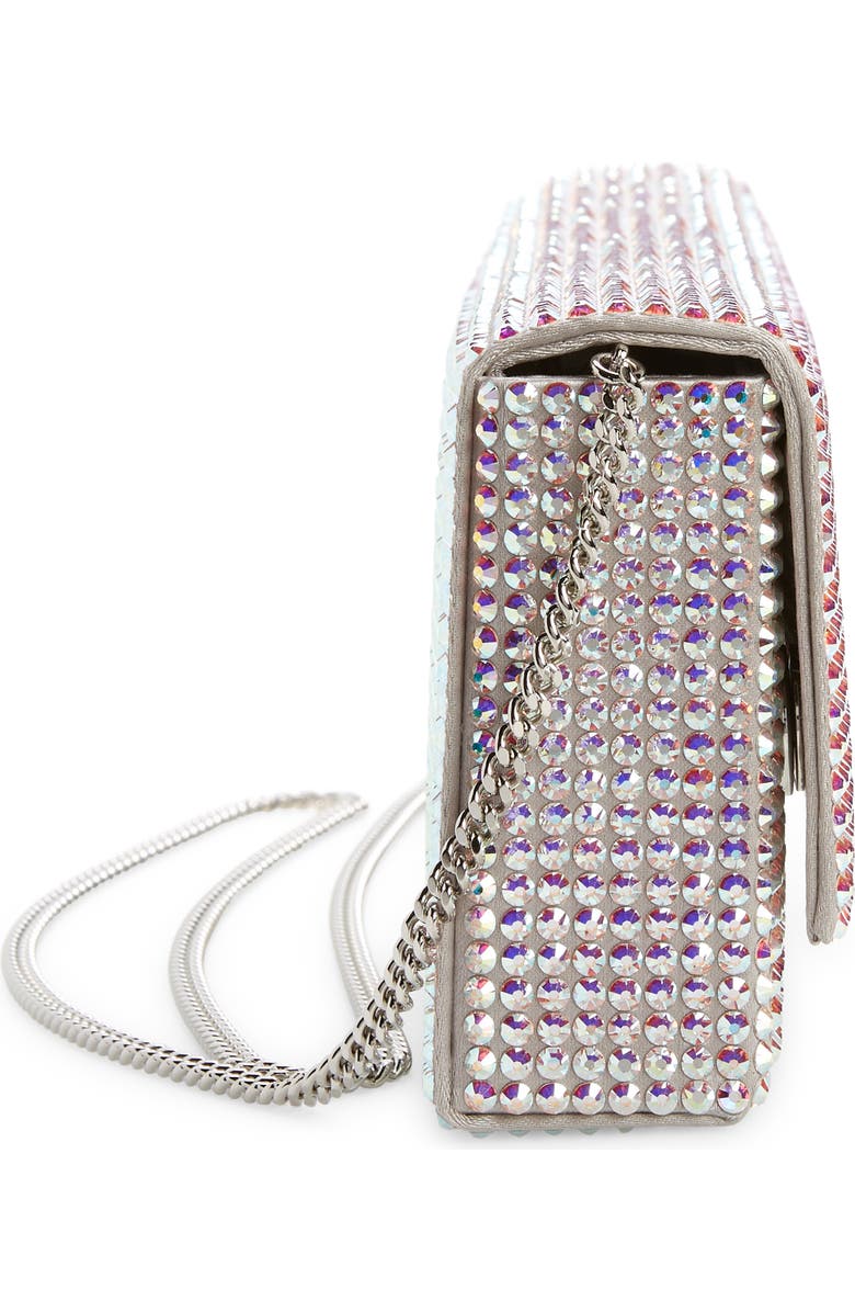 Amina Muaddi Amini Paloma Crystal Box Clutch, Alternate, color,