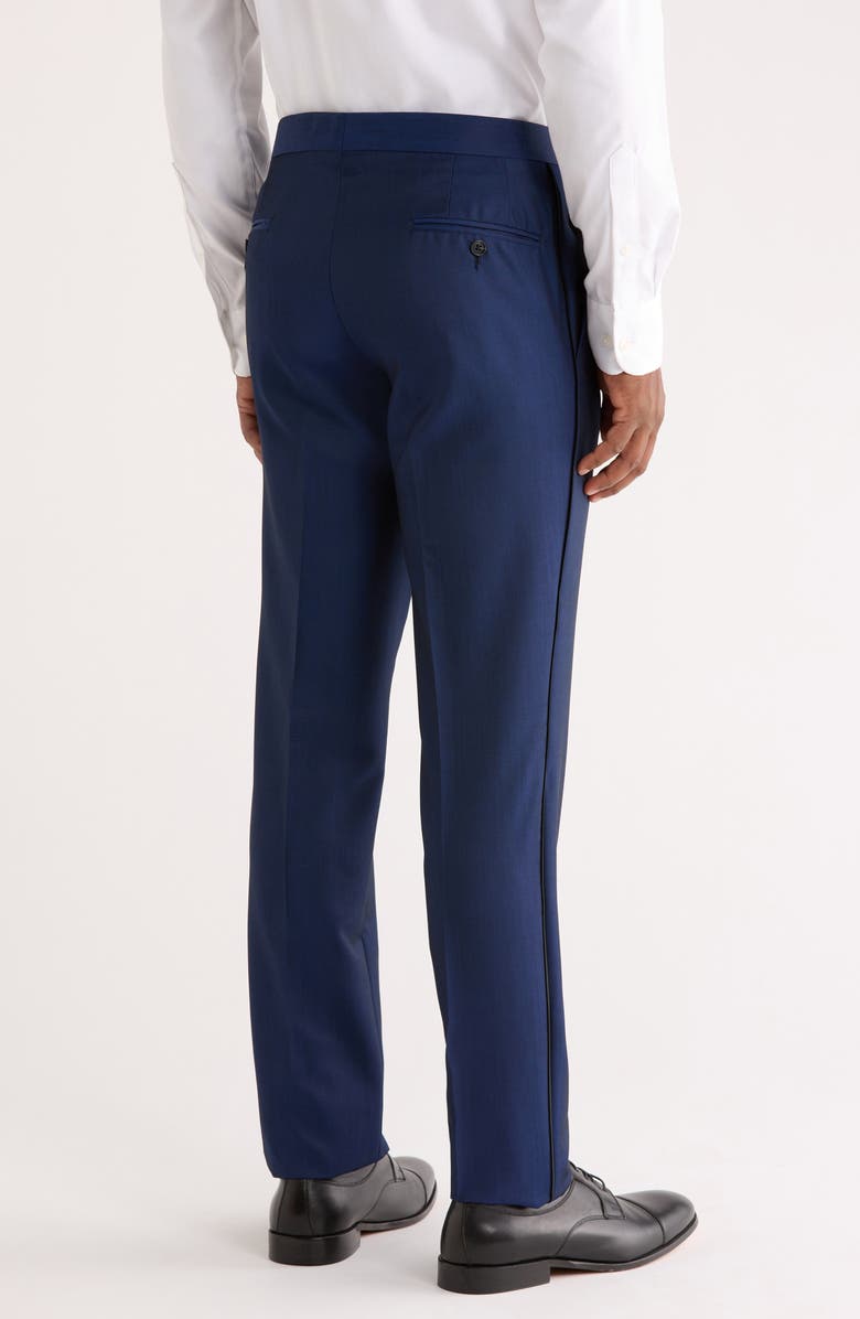 Ted Baker London Tuxedo Pants, Alternate, color, Navy