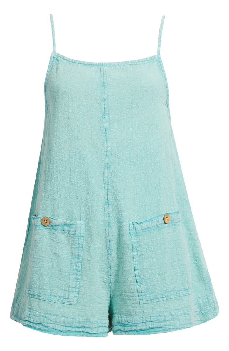 Rip Curl Classic Surf Tank Romper, Main, color, Dusty Turquoise