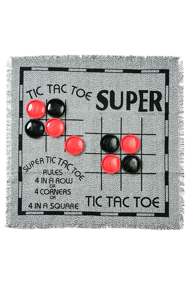 3In1 Giant Checkers & Tic Tac Toe Jumbo, Age 4+, Alternate, color, Multicolored