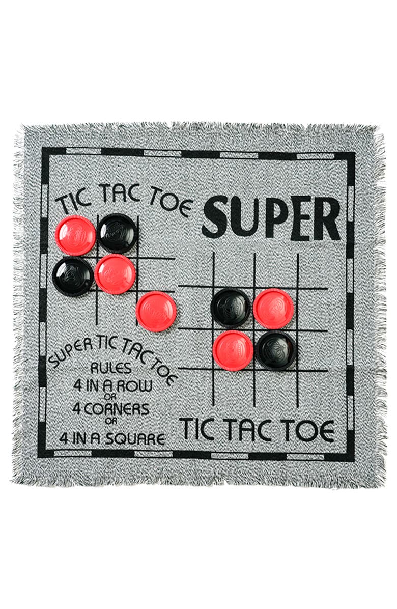 Trimate 3In1 Giant Checkers & Tic Tac Toe Jumbo, Age 4+, Alternate, color, Multicolored