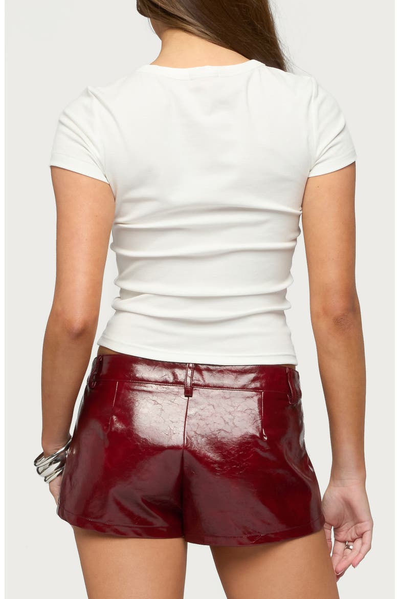 My Sweet Strawberry Button T-Shirt, Alternate, color, WHITE