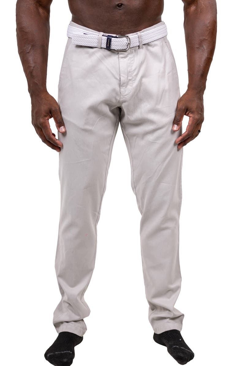 Maceoo Marthy Cotton Blend Pants, Main, color, Grey